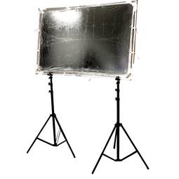 Diffusorplatte 100x150mm rechteckigen Reflektor abnehmbaren Tischständer