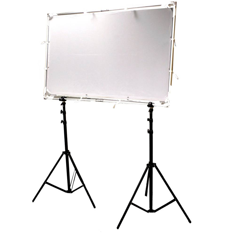 Diffuser Panel 140x200mm rectangular reflector detachable stand