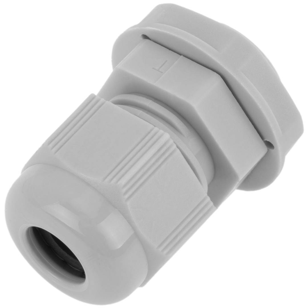 Prensaestopas de poliamida PG09 gris claro
