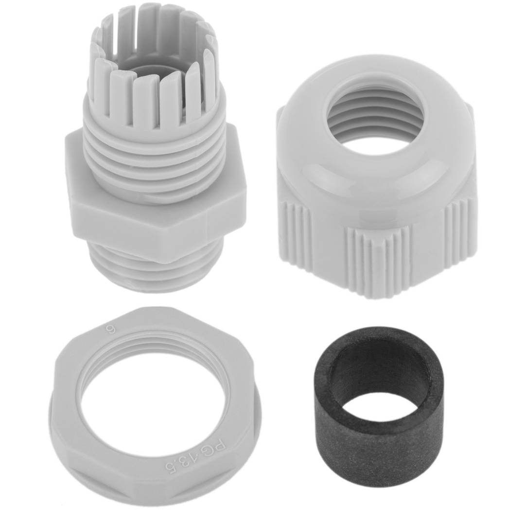 Prensaestopas de poliamida PG09 gris claro