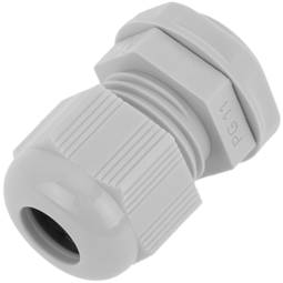 Prensaestopas de poliamida PG11 gris claro