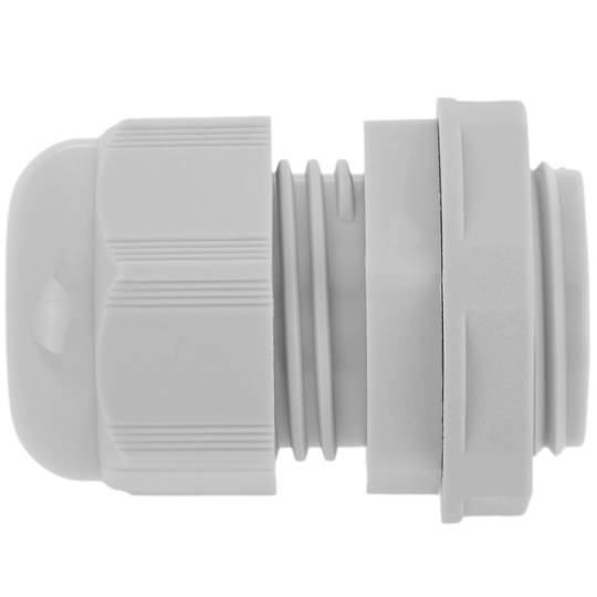 Light gray PG13,5 polyamide cable gland - Cablematic