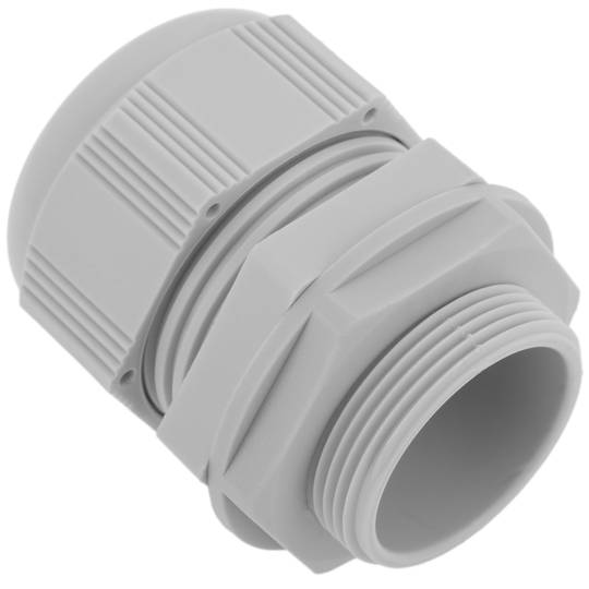 Lichtgrijze PG21 polyamide kabelwartel