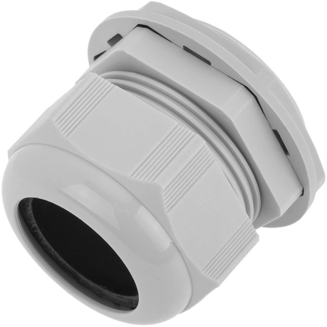 Lichtgrijze PG42 polyamide kabelwartel
