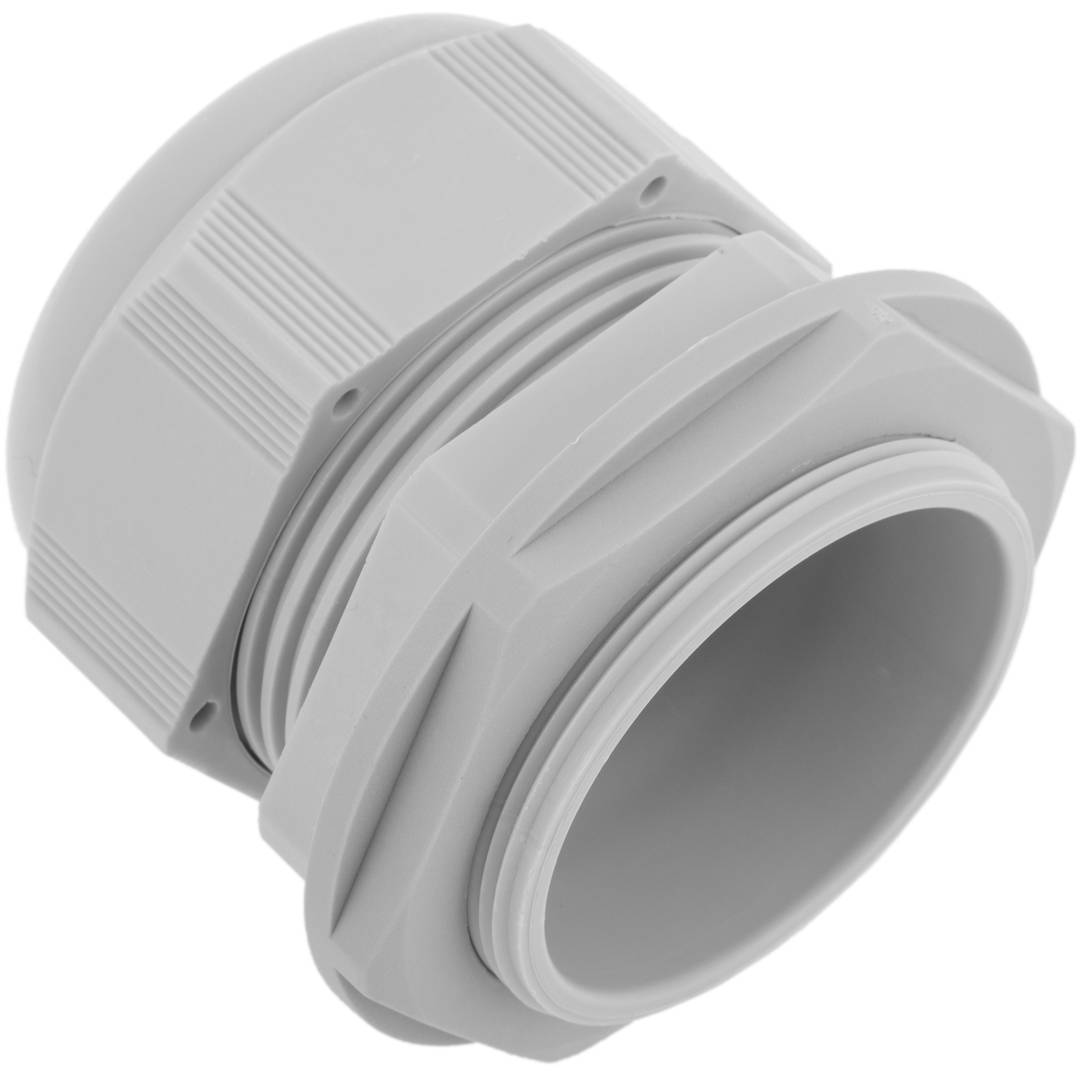 Lichtgrijze PG42 polyamide kabelwartel