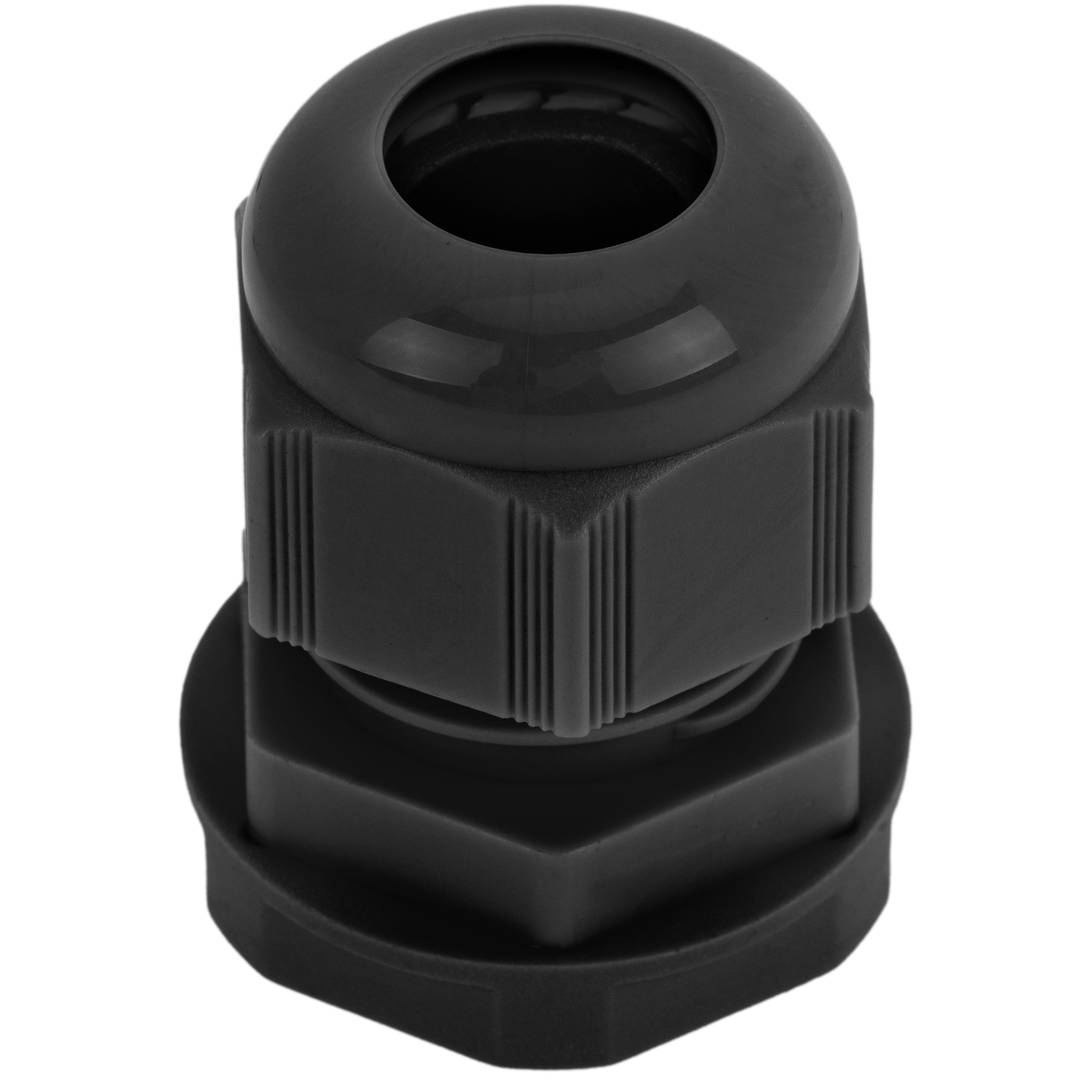 Black PG16 Polyamide Cable Gland - Cablematic