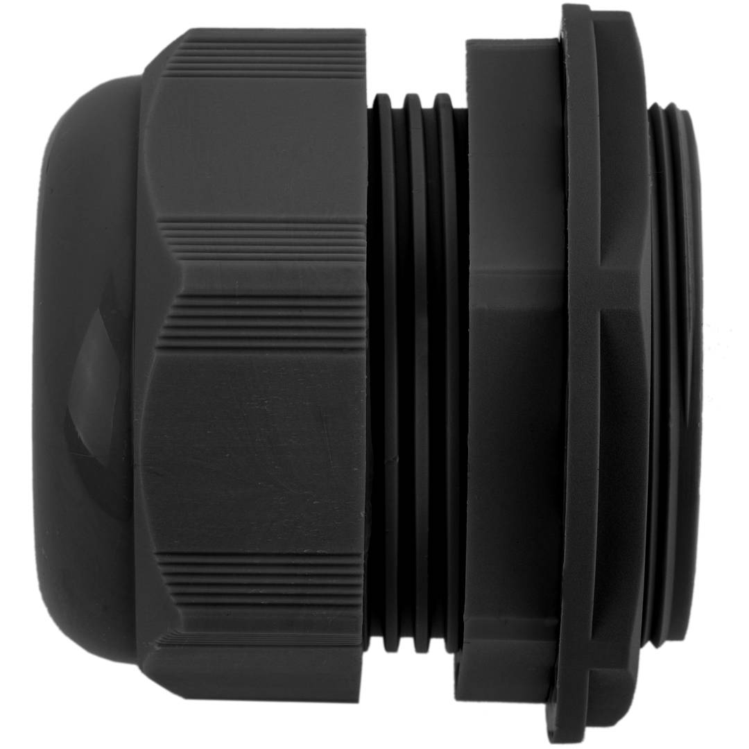 Prensaestopas de poliamida PG42 negro