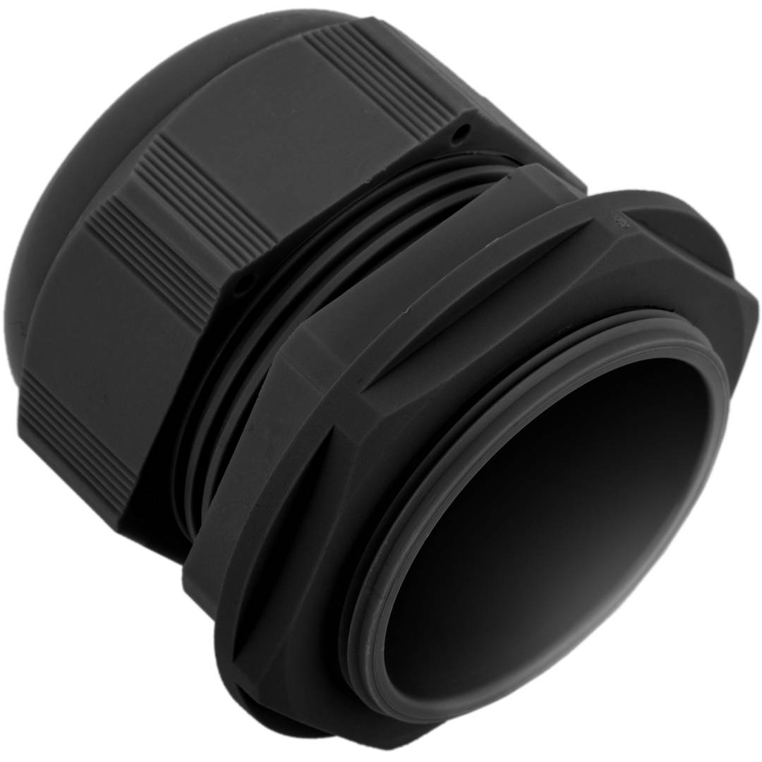 Prensaestopas de poliamida PG42 negro