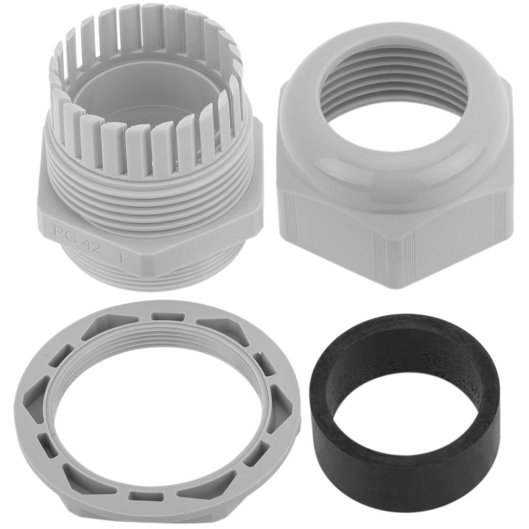 Pressacavo in poliammide M40x1.5/18 grigio chiaro