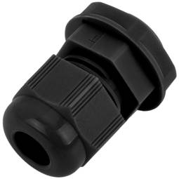 Dławik kablowy poliamidowy M12x1,5/8 czarny