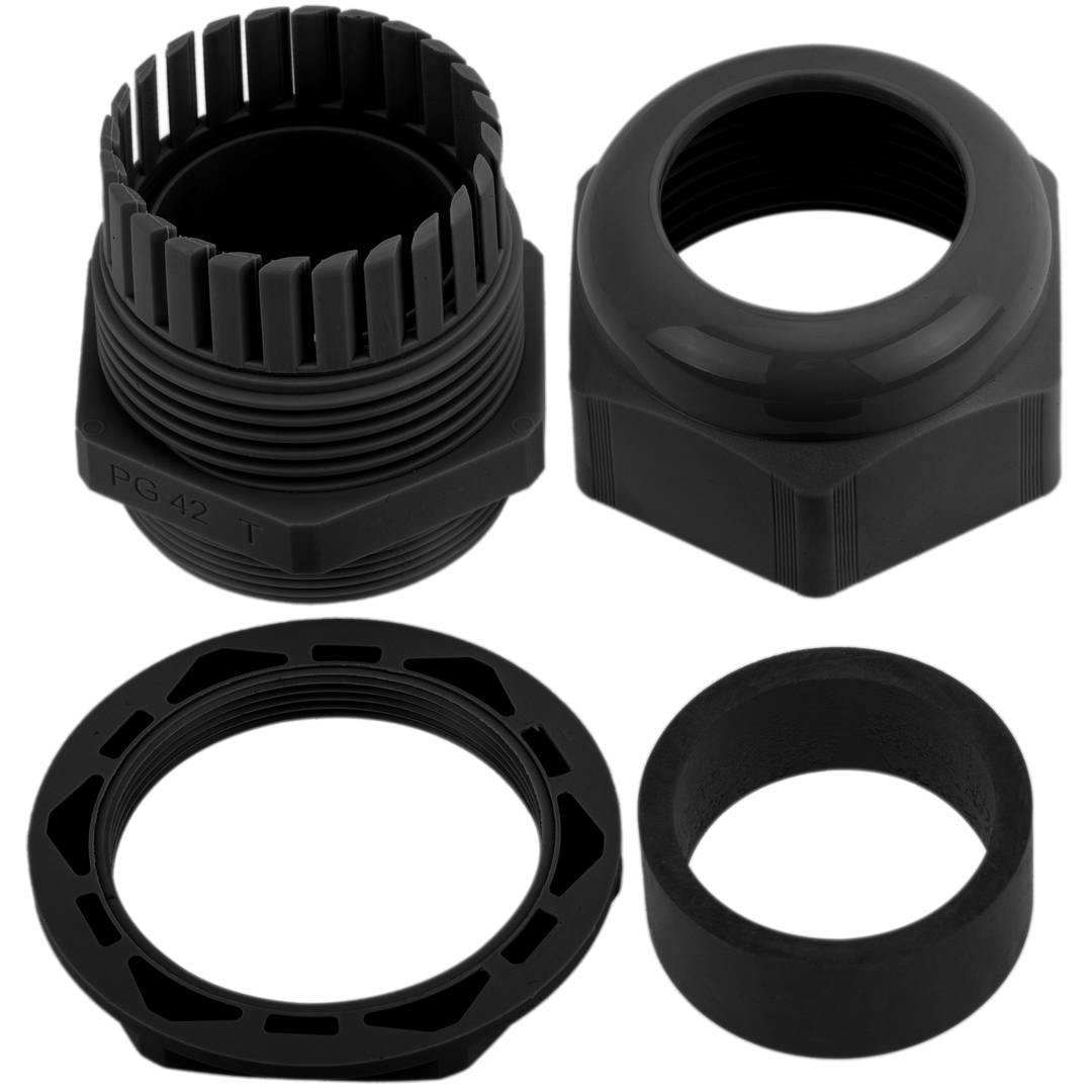 Polyamide cable gland M40x1.5/18 black