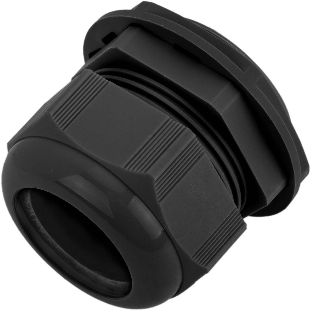 Prensaestopas de poliamida M50x1.5/18 negro