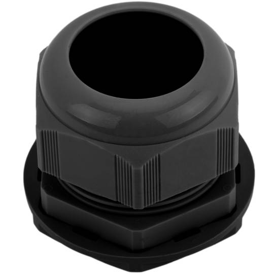 Prensaestopas de poliamida M50x1.5/18 negro