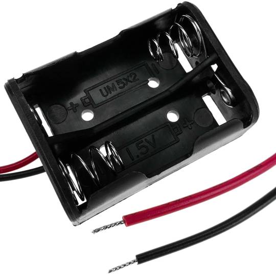 Portapiles pla per 2 piles A23 8LR932 MN21 V23GA LR23 de 12V