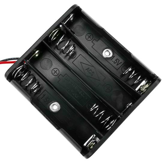 Batteriebox Batteriekasten Gr. M schwarz mit Gurtband Batterie Kasten Box