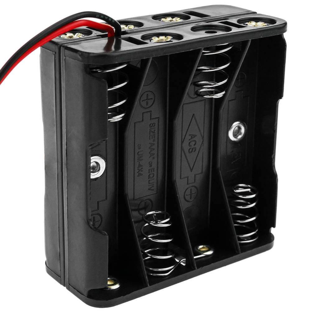 Batteriehalter für 1 AA Mignon Batterie 1.5V Batteriebox Batteriefach offen 