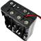 Płaski uchwyt baterii dla 8 baterii AAA LR03 1,5 V.
