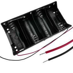 Batteriefach Batteriehalter für 4 x D LR20 R20 1,5 V Batterien