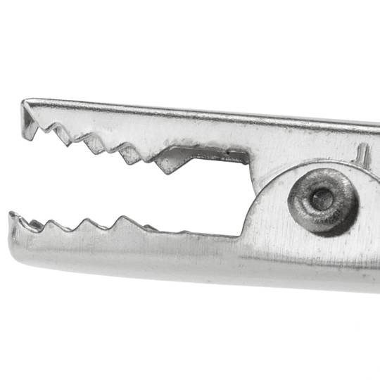 Clip in coccodrillo rosso con maniche isolate per connessioni elettriche 34mm