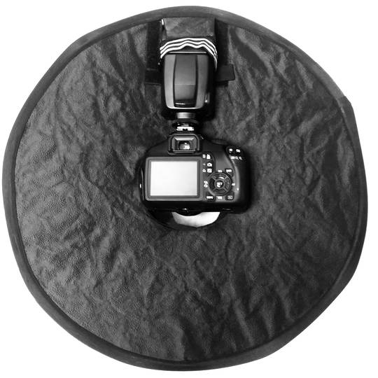 Diffuser circular window for speedlite flash ring-45cm