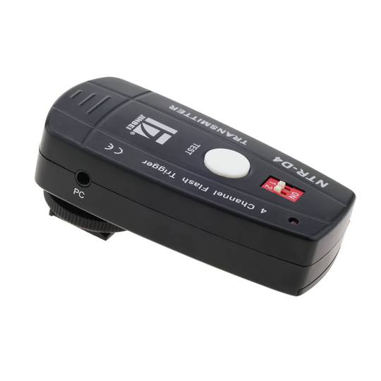 Bezprzewodowy 4-kanałowy wyzwalacz flash RF na 30m (Tx i Rx)