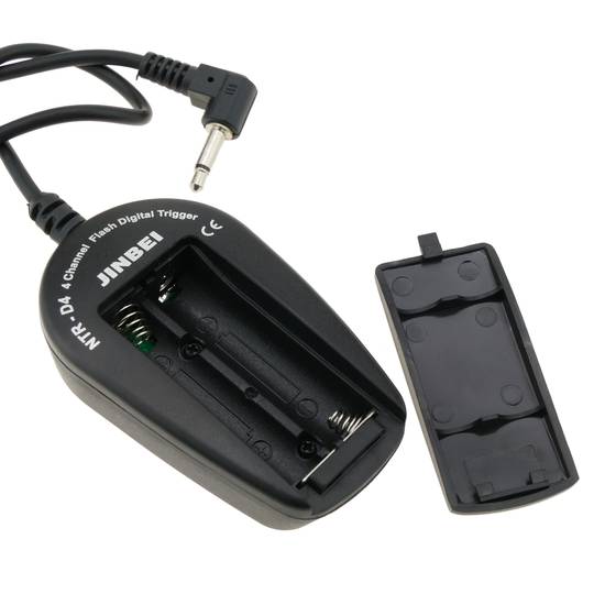 Bezprzewodowy 4-kanałowy wyzwalacz flash RF na 30m (Tx i Rx)