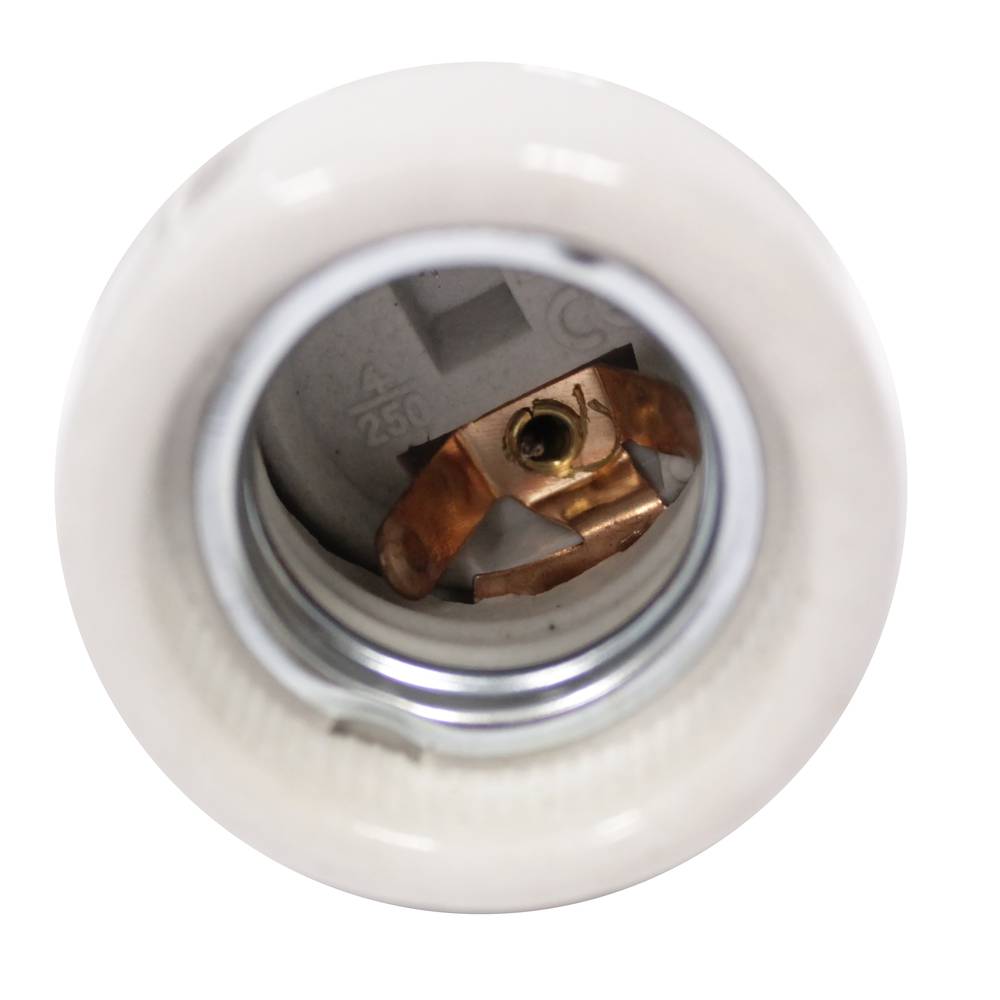 E27 ceramic socket with switch and plug wire