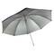Srebrny parasol odblaskowy o długości 95 cm