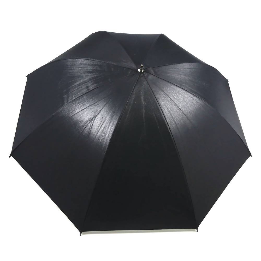 Srebrny parasol odblaskowy o długości 95 cm