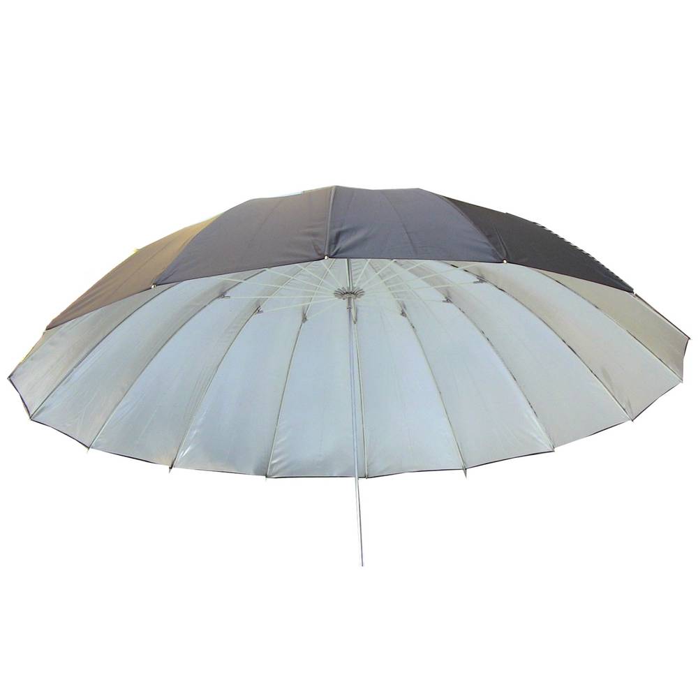 Prata refletor guarda-chuva de 140 cm