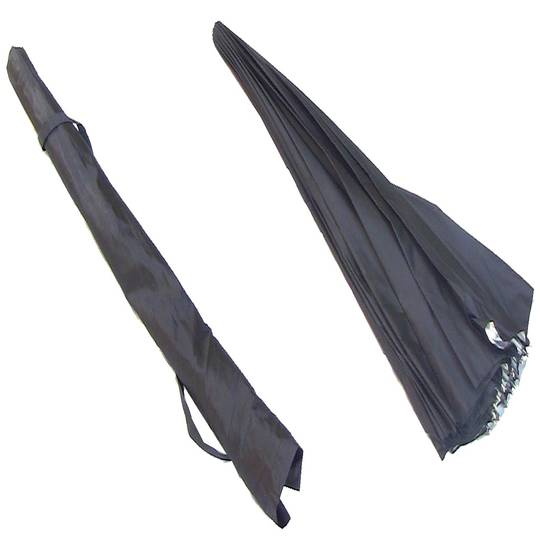 Prata refletor guarda-chuva de 140 cm