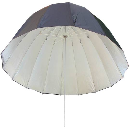 Paraguas reflector plateado de 180 cm