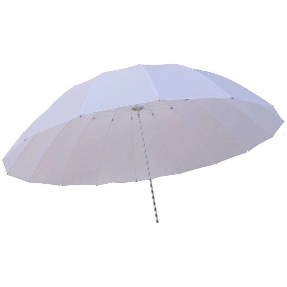 Doorschijnende witte diffuserparaplu van 140 cm