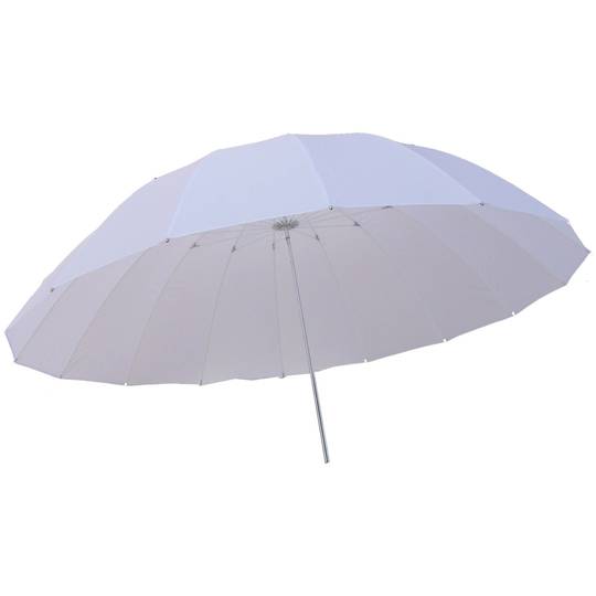 Doorschijnende witte diffuserparaplu van 140 cm