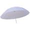 Doorschijnende witte diffuserparaplu van 140 cm