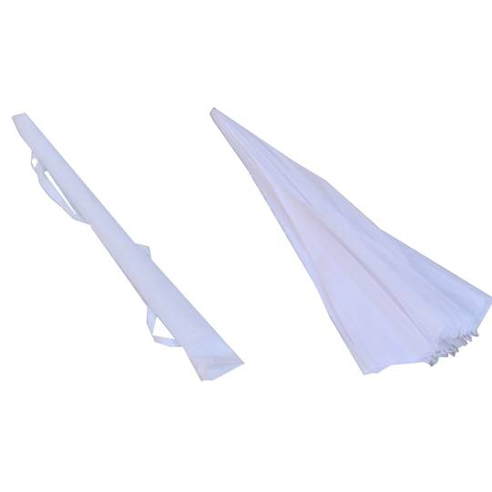Doorschijnende witte diffuserparaplu van 140 cm