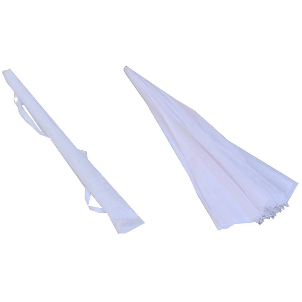 Centímetros difusor translúcido branco guarda-chuva 180 cm