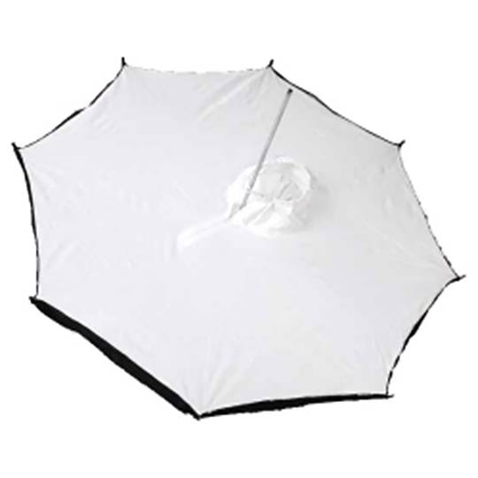 Ombrello riflettore argento con filtro di 84 cm