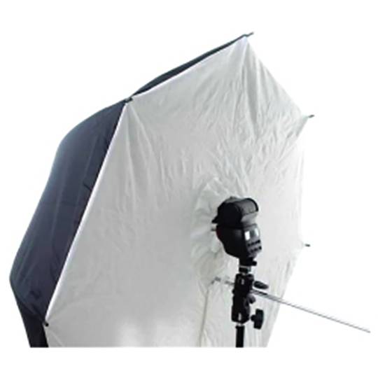 Ombrello riflettore argento con filtro di 84 cm