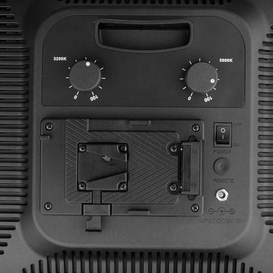 Painel de LED Light 600 3200K 5600K 36W contínua com viseiras