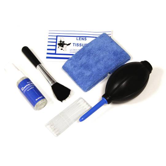 Kit de limpieza fotográfico 6 en 1 con soplador