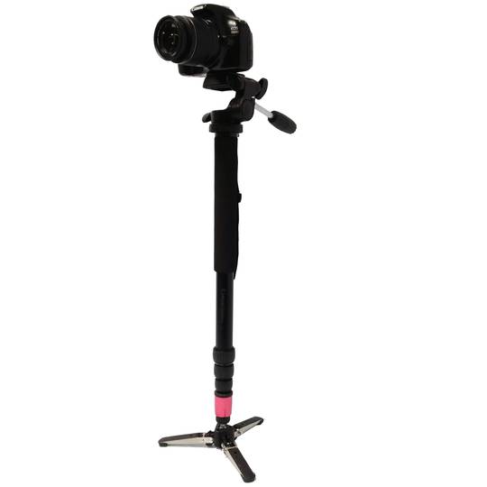 Aluminum monopod 510-1700 mm based 3-foot