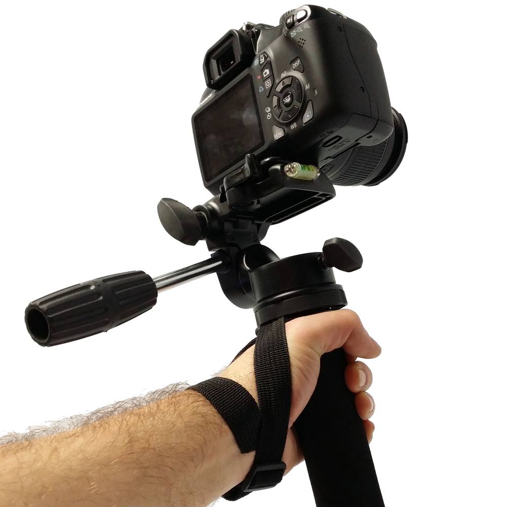 Aluminum monopod 510-1700 mm based 3-foot