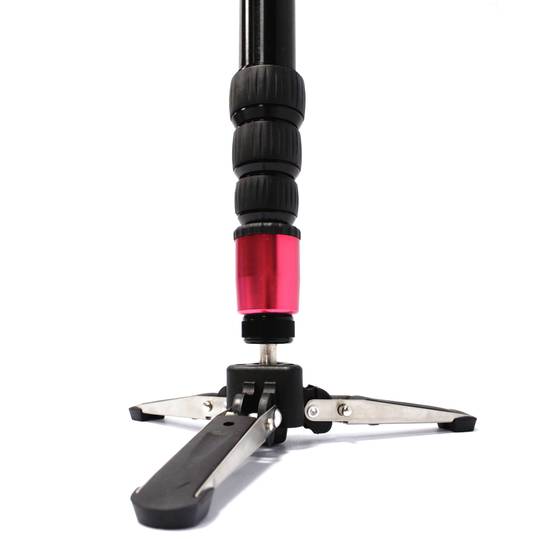 Aluminum monopod 510-1700 mm based 3-foot