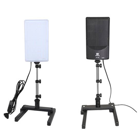 Przenośne studio fotograficzne 398 x 292 mm z 2 panelami LED-18W