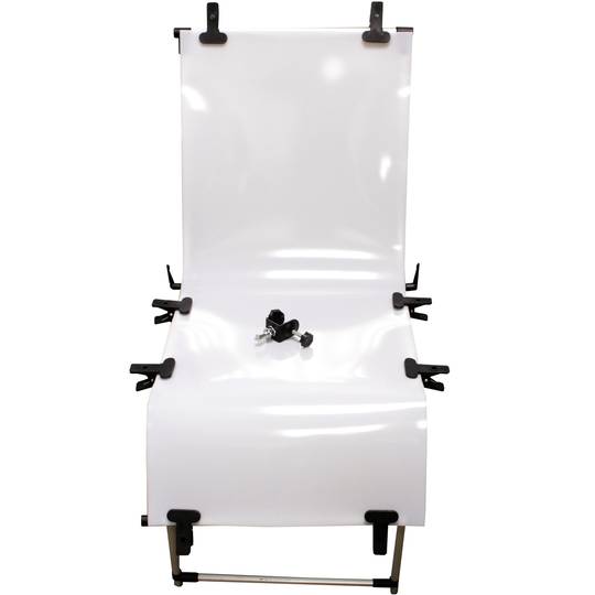 Perspex table to still lifes of 130 x 60 cm Detachable