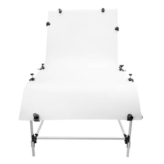 Mesa de plexiglás para bodegones de 200 x 100 cm desmontable