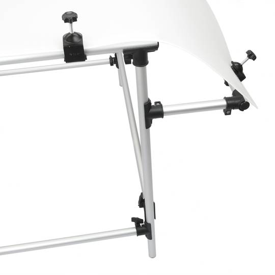 Mesa de plexiglás para bodegones de 200 x 100 cm desmontable