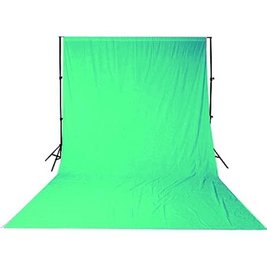 Fondo de tela de 600x300 cm de cromakey verde