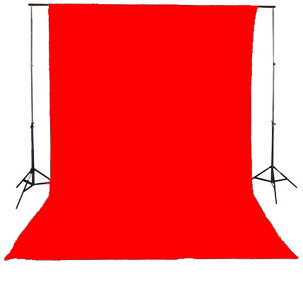 Fondo de tela de 600x300 cm de color cromakey rojo